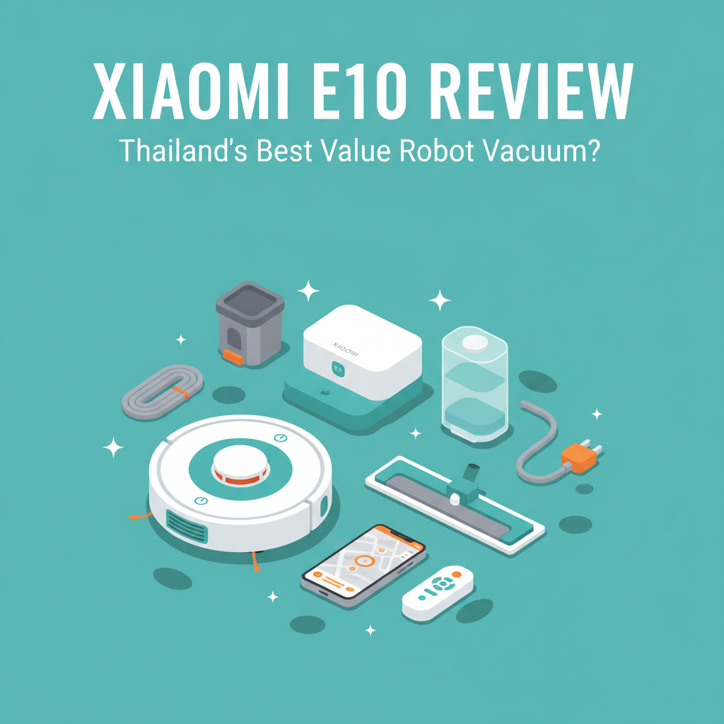 Xiaomi Robot Vacuum E10 Review: Thailand's Best Budget Robot Vacuum?
